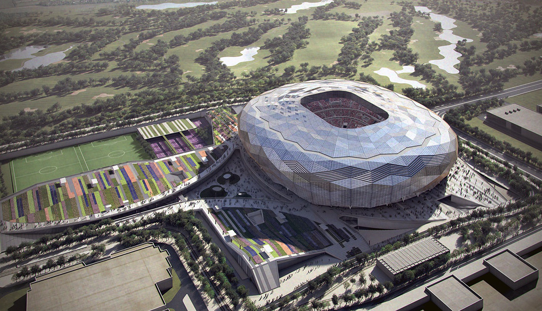 Fifa World Cup 2022 Stadiums Qatar Qatar Foundation Stadium | Images ...