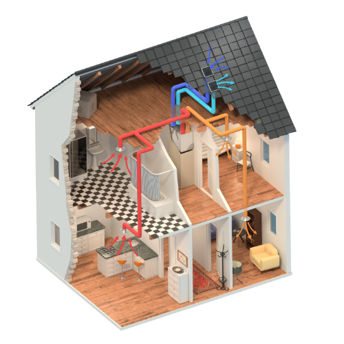 Mechanical Ventilation With Heat Recovery System (MVHR) | Nuaire