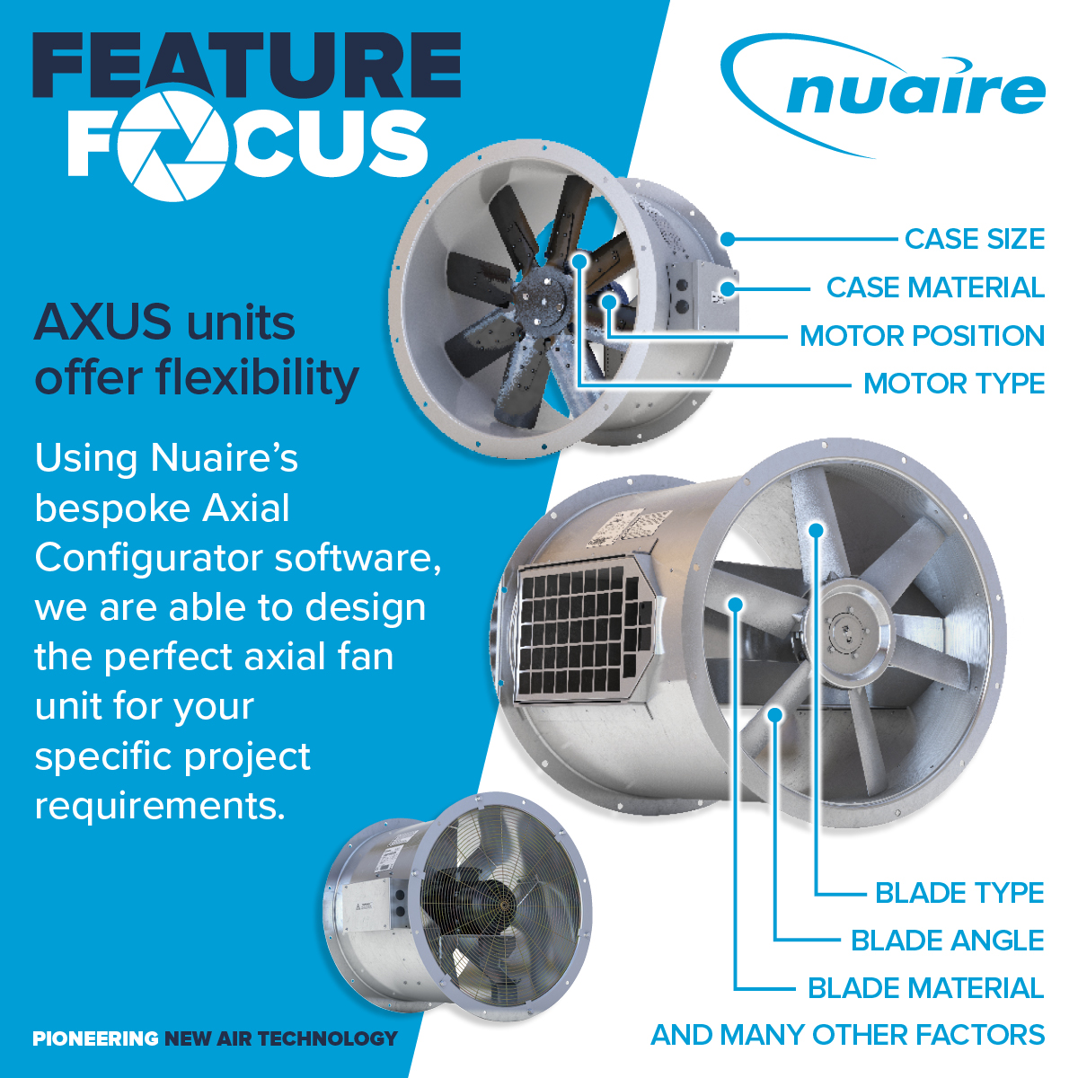 Nuaire AXUS - Axial Fan Units